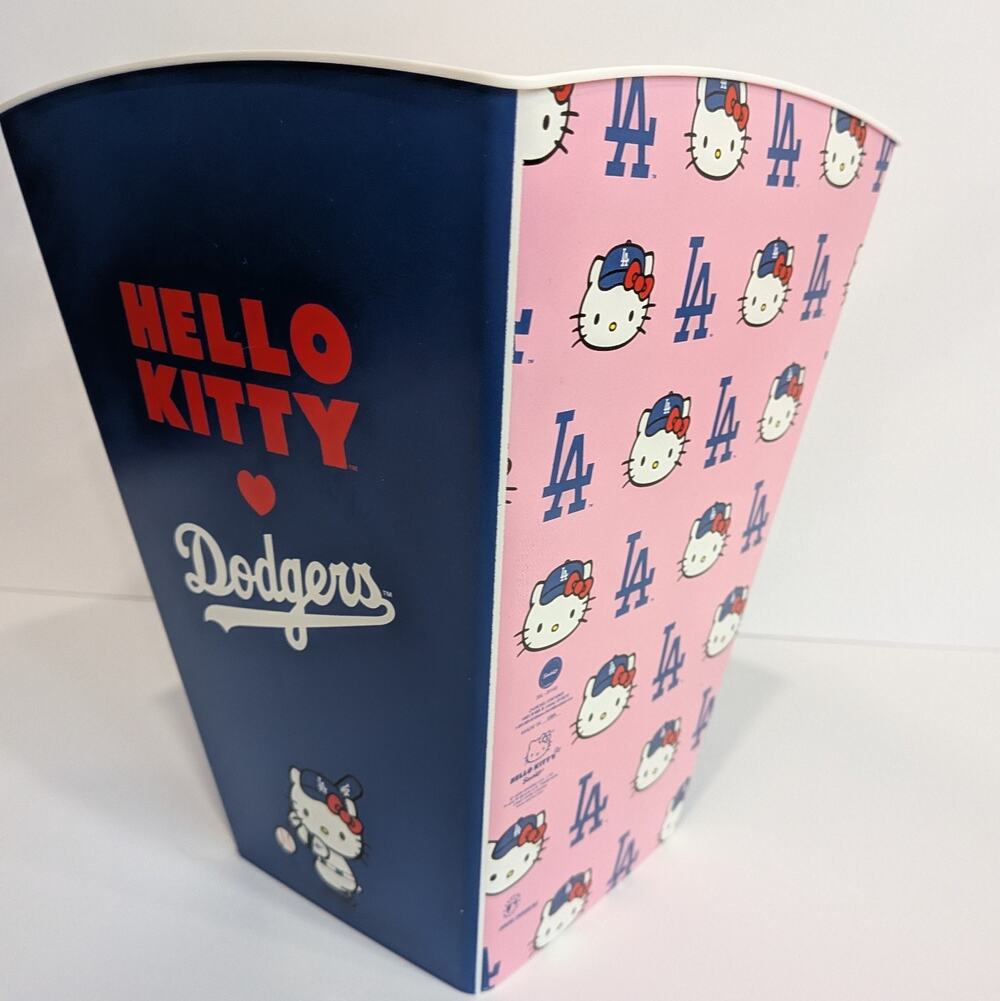 Hello Kitty Los Angeles Dodgers Souvenir Popcorn Bucket & Chicken Bucket 2026